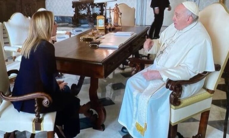 Vaticano: Papa Francesco Incontra Giorgia Meloni